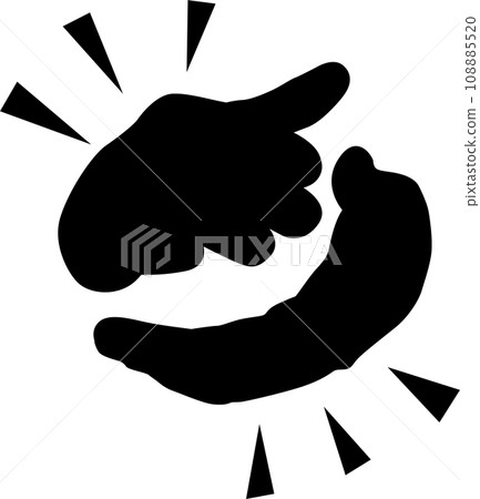 clapping hands icon 108885520