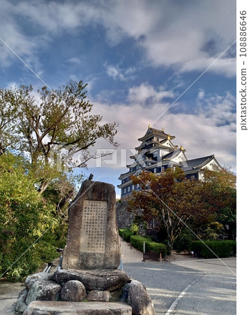Karasu Castle, Okayama Castle, Daimyo Garden, Korakuen Garden, Tsukimi Yagura, Nishi-no-maru Nishi-te, Asahikawa Estuary, Hideie Ukita 108886646