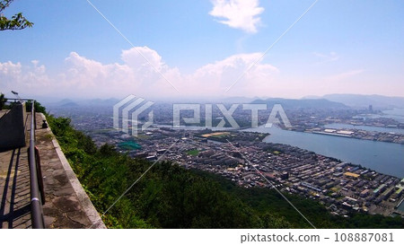 View from Yashima Mountaintop Observation Deck, Takamatsu City, Kagawa Prefecture View from Yashima Mountaintop Observation Deck, Takamatsu City, Kagawa Prefecture 108887081