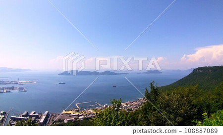 View from Yashima Mountaintop Observation Deck, Takamatsu City, Kagawa Prefecture View from Yashima Mountaintop Observation Deck, Takamatsu City, Kagawa Prefecture 108887089