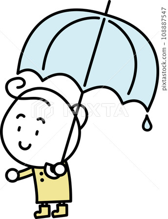 女孩確認雨停了 女孩確認雨停了 108887547