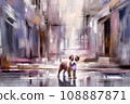Dog in the picture: AI-generated image 108887871
