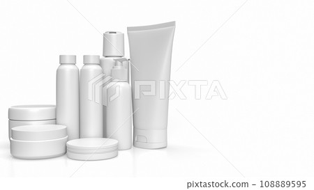 The Cosmetics Package for beauty or skin care concept 3d rendering. The Cosmetics Package for beauty or skin care concept 3d rendering. 108889595