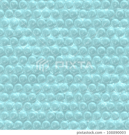 Bubble Wrap seamless pattern. Seamless Hi-res (8000x8000) texture, realistic polyethylene bubble packaging. Fashion graphic background design. 108890003