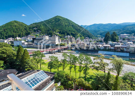 夏天的下呂溫泉街 108890634