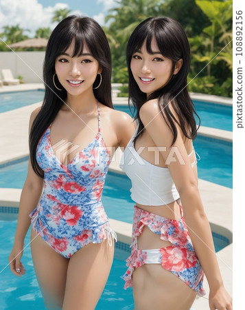 一個泳裝女士 一個泳裝女士 108892156