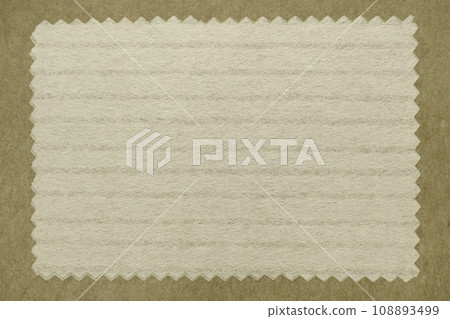 Japanese paper frame background material (with gray frame and ruled lines) 108893499