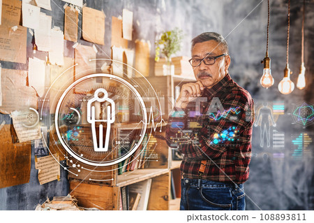 Cool senior men: portrait Cool senior men: portrait 108893811