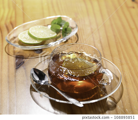 奢華的下午茶時間 下午茶時間 (Tea time) 紅茶 Kocha 木紋 108893851