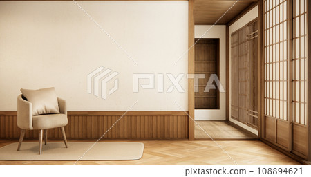 armchair minimalist design japan style. 108894621