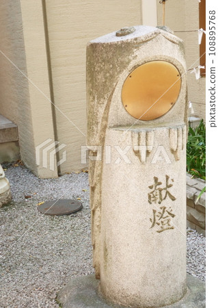 Nagoya's Three Great Tenjins - Sakura Tenjin Shrine, Egret Statue 2 108895768