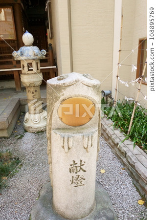 Nagoya's Three Great Tenjins - Sakuratenjin Shrine, Egret Statue 1 108895769
