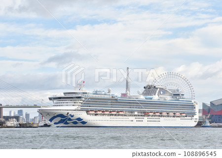 Diamond Princess at Osaka Port Diamond Princess at Osaka Port 108896545