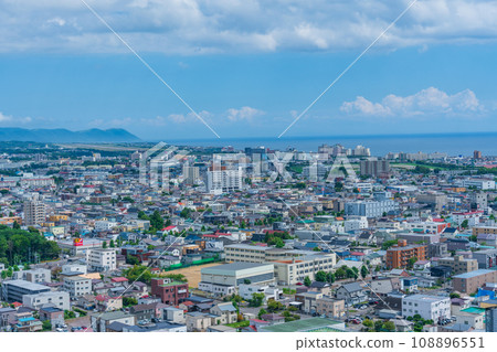 (Hokkaido) Hakodate cityscape seen from Goryokaku Tower (northeast side) 108896551