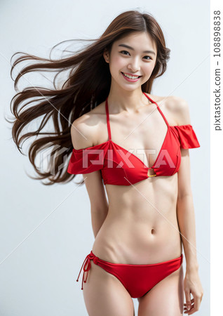[Female model] Woman in a swimsuit 04: AI generated image 108898838