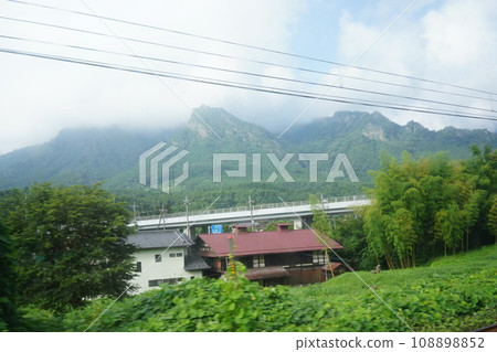 Mt. Myogi seen from the Shinetsu Main Line 108898852