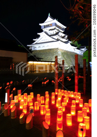 [Fukuoka Prefecture] Bamboo light at Kokura Castle 108899046