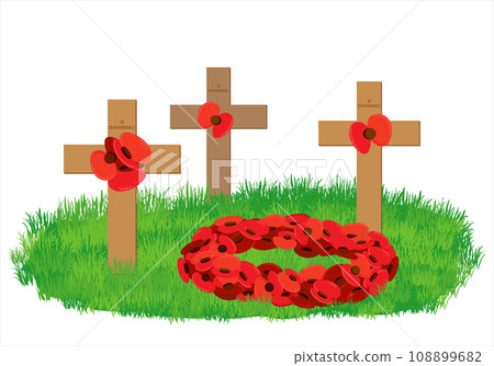 Vector illustration for Memorial Day of the Fallen Vector illustration for Memorial Day of the Fallen 108899682