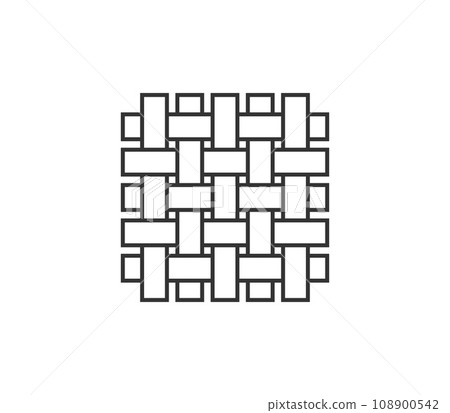 Textile, fabric, cloth icon. Vector illustration. 108900542