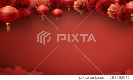 Chinese new year Abstract background, Holiday Celebration events concept, Auspicious pattern, Copy space for text, AI Generative Chinese new year Abstract background, Holiday Celebration events concept, Auspicious pattern, Copy space for text, AI Generative 108902671
