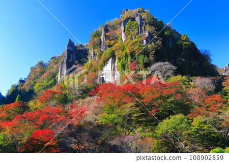 [Oita Prefecture] Deep Yabakei with autumn leaves (Eight views at a glance) 108902859