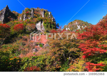 [Oita Prefecture] Deep Yabakei with autumn leaves (Eight views at a glance) 108902868