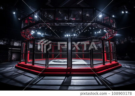 Martial arts arena AI generated image AI image Martial arts arena AI generated image AI image 108903178