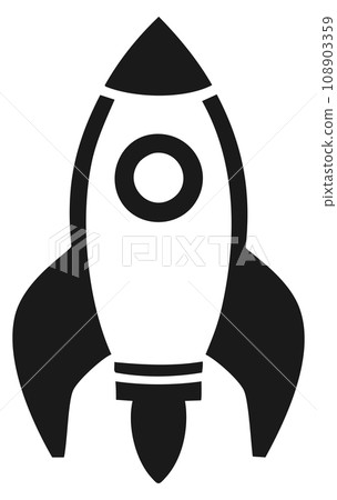 火箭圖示黑色 108903359