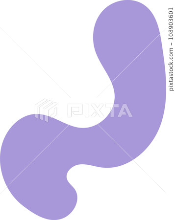 Set of abstract decorative shapes, fastel colors. Set of abstract decorative shapes, fastel colors. 108903601