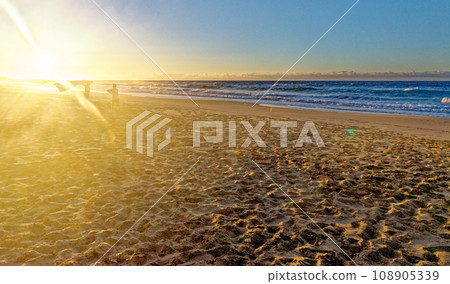 Fuerteventura - Sunset at the Playa de Cofete Canary Islands Spain 108905339