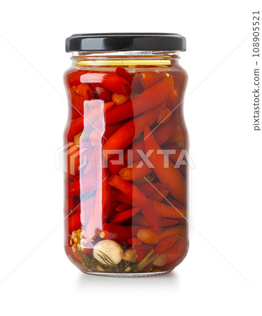 red chili pepper canned 108905521