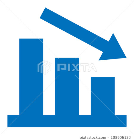 下降圖圖示藍色 108906123