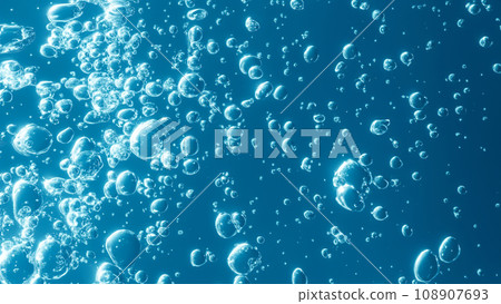 beautiful underwater bubbles background 108907693