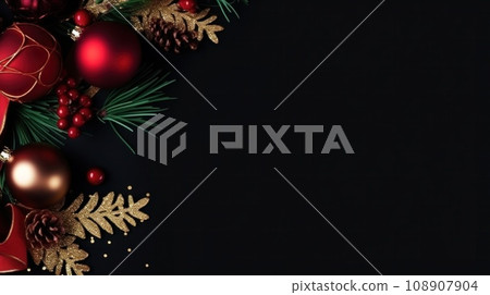 crescent on blurry background with shiny stars 108907904