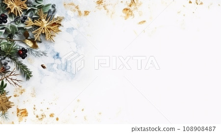 crescent on blurry background with shiny stars 108908487