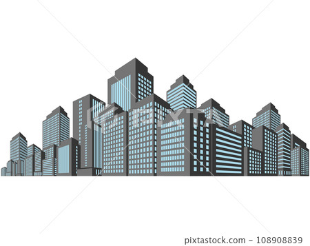 摩天大樓大城市背景素材 摩天大樓大城市背景素材 108908839