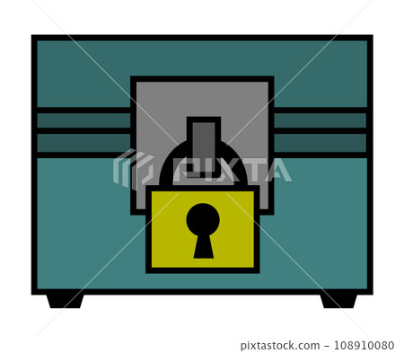 存放金銀黃金和寶藏的堅固寶箱的插圖 108910080