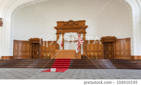 Maritime Self-Defense Force Etajima First Technical School Auditorium podium Maritime Self-Defense Force Etajima First Technical School Auditorium podium 108910195