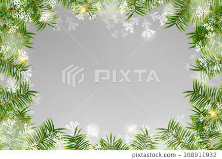 Snow Christmas winter light background 108911932