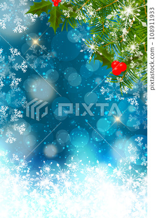Snow Christmas winter light background 108911933