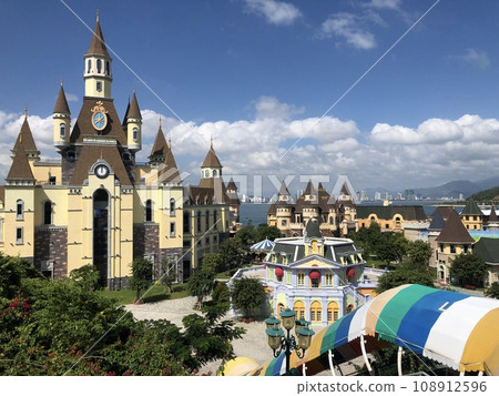 amusement park in Vietnam. Panoramic view 108912596