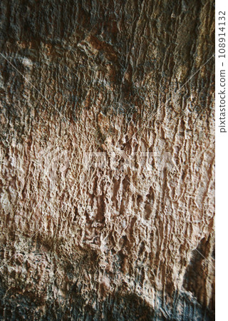 The texture or background of surface of the cliff caused by the limestone mountain shifts naturally. The texture or background of surface of the cliff caused by the limestone mountain shifts naturally. 108914132