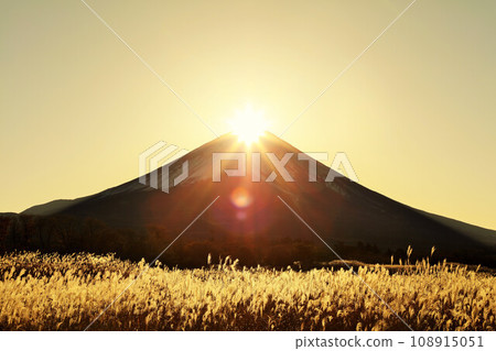 Japan's Dawn - Diamond Fuji at the first sunrise of the year Japan's Dawn - Diamond Fuji at the first sunrise of the year 108915051