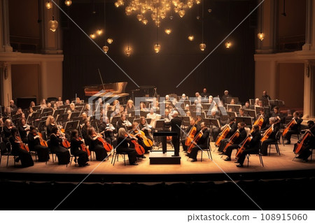 Concert venue AI generated image AI image 108915060
