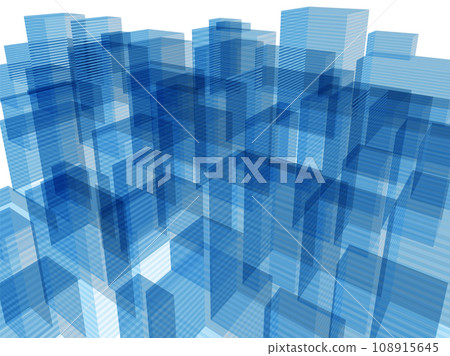 Blue gray IT city image horizontal vector illustration Blue gray IT city image horizontal vector illustration 108915645