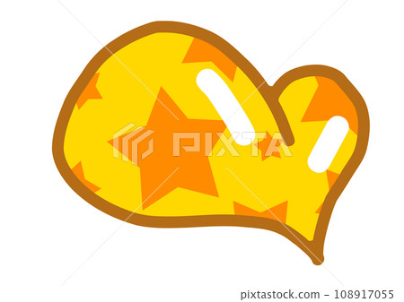 Hand drawn heart doodle. 108917055