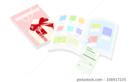 Catalog gift illustration 108917235