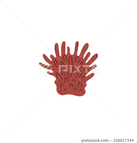 sponge, vector, underwater 108917344