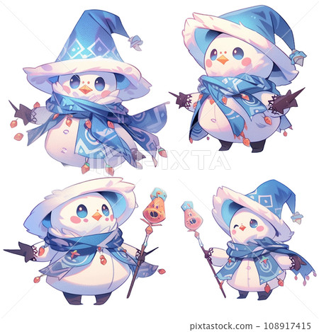 雪人裝扮成巫師 雪人裝扮成巫師 108917415