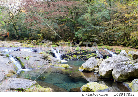 菊池溪谷的秋葉 108917832